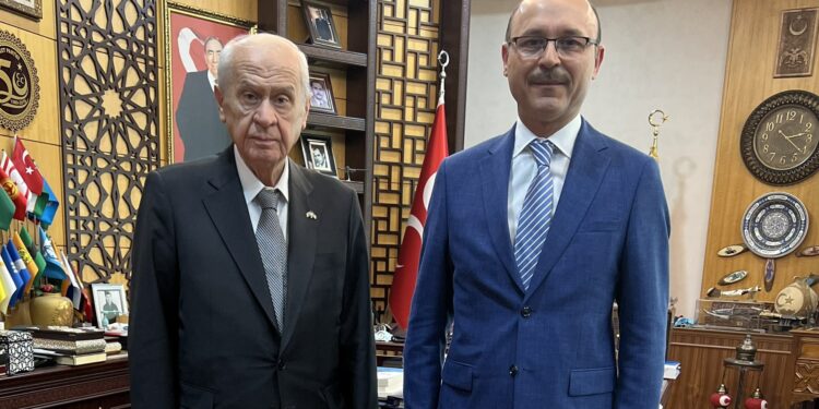 Genel Başkan Talip Geylan MHP Genel Başkanı Sayın Devlet Bahçeli’yi Ziyaret Etti.