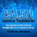 254 Bin 970 Üyemize Müteşekkiriz.