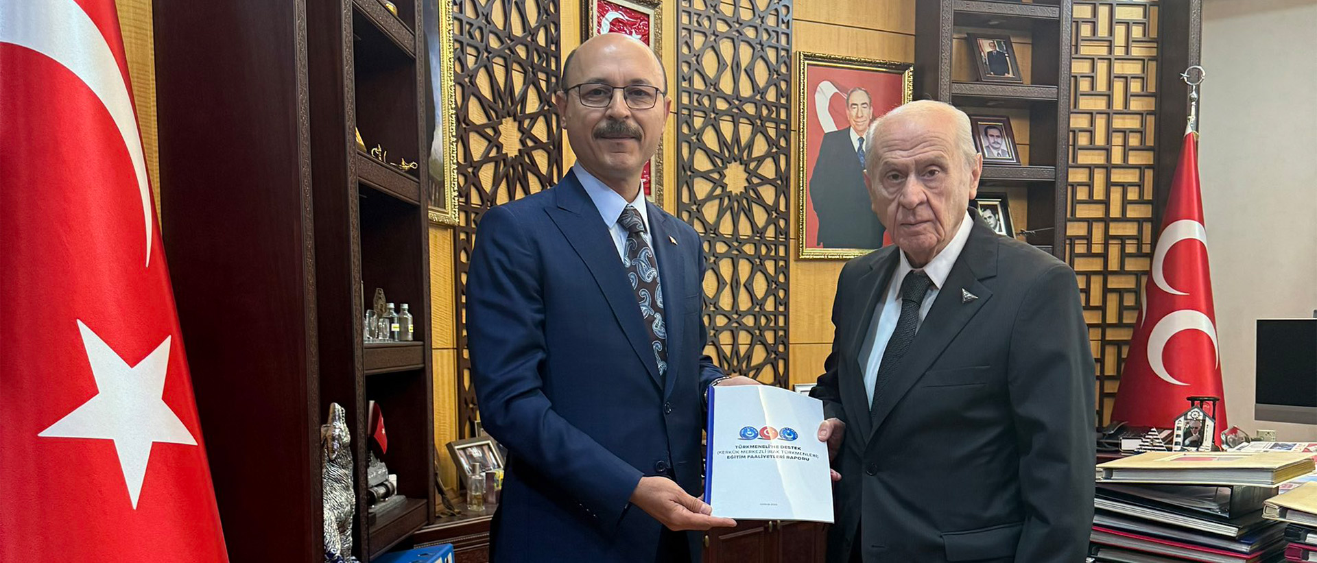 GENEL BAŞKANIMIZ TALİP GEYLAN MHP GENEL BAŞKANI SAYIN DEVLET BAHÇELİ’Yİ ZİYARET ETTİ